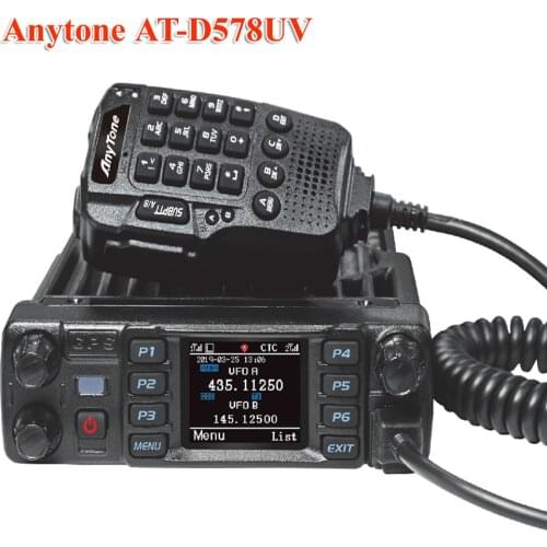 Anytone AT-D578UV PRO 50W DMR digital Radio Dual Band UHF VHF Walkie Talkie with GPS APRS Bluetooth PTT Car Moblie Radio