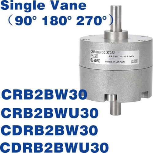 CRB2 CRB2BW30 CRB2BWU30 CDRB2BW30 CDRB2BWU30 -90SZ -180SZ -270SZ Single Blade Vane Rotary Cylinder Swinging Pneumatic Actuator