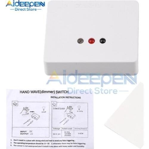 DC 12V-24V Infrared Sensor LED Light Hand Scan Sensor Switch Dimmer Switchs For LED Strip Light