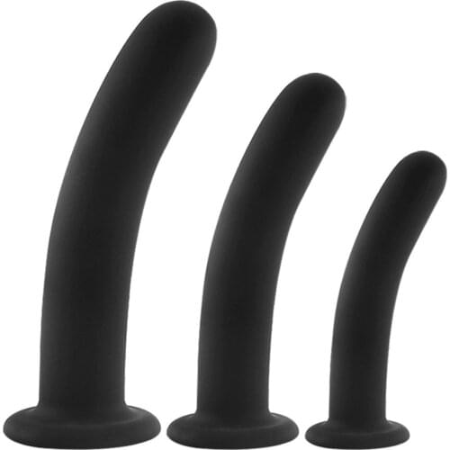 Smooth Dildo Sex Toys for Women Men Gay Prostate G Spot Massager Huge Butt Plug Silicone Big Anal Plug Adult Products S M L Size