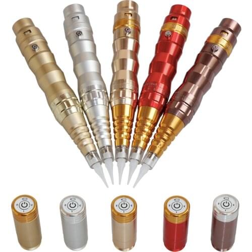 Import motor wireless battery tattoo machine permanent makeup eyebrow microblading needles tips kit for 3d lips eyeliner