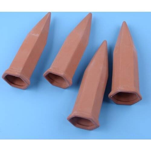 LETAOSK 4Pcs Automatic Terracotta Plant Watering Spikes Self Irrigation Vacation Garden Watering System