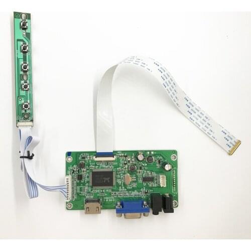 Lcd controller board kit with VGA Audio HDMI-compatible Soft cable for 15.6 inch 1920X1080 lcd panel N156HGE-EA1 easy repair DIY