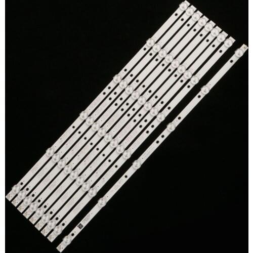 8+1 Pcs/set New LED Strip K490WD7 A1 4708-K49WD7-A1213K11 LE49K51S 49PFF5455/T3 49PFF5250