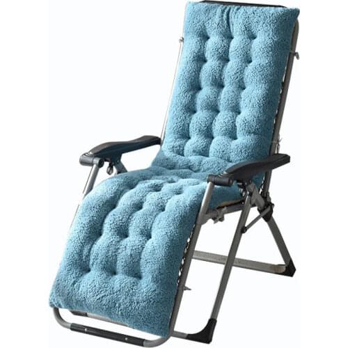 Solid Color Velvet Thickened Armchair Sofa Seat Cushion Office Dorm Chair Seat Mats Recliner Massage Pads