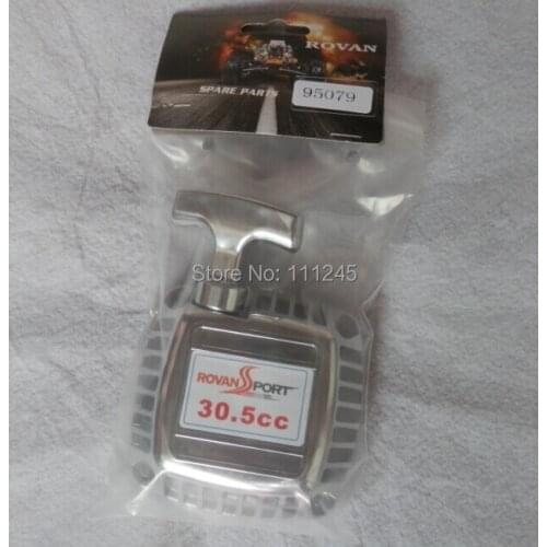 RECOIL STARTER ASSEMBLY CHROME FOR MOST 23CC 26CC 29CC 30.5CC R/C ZENOAH G230RC BAJA HPI FG RV KM 1/5 5B 5T RC PULL START