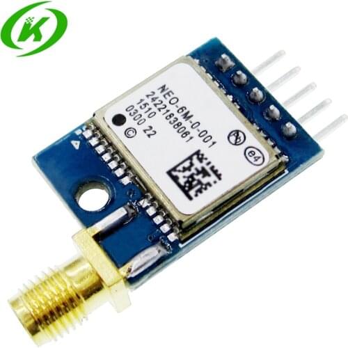 Replace Neo-6M Dual Antenna Interface SMA/IPEX GPS Mini NE0-7M EEPROM Satellite Positioning Module 51 SCM MCU