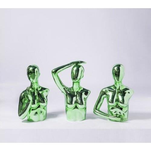 Women Clothing Chest Model Combination Underwear Display Electroplating High-grade Bra Underwear Store Bra Mannequin