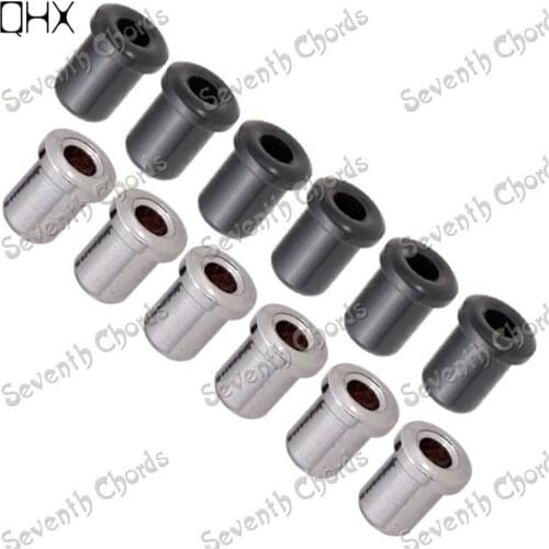 60 Pcs Guitar String Mounting Ferrules Bushing For Electric guitar accessories parts Musical instrument