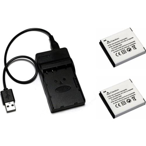 2XSLB-0937 SLB0937 Battery+USB Charger for Samsung Digimax L730 L830 NV4 i8 PL10 ST10