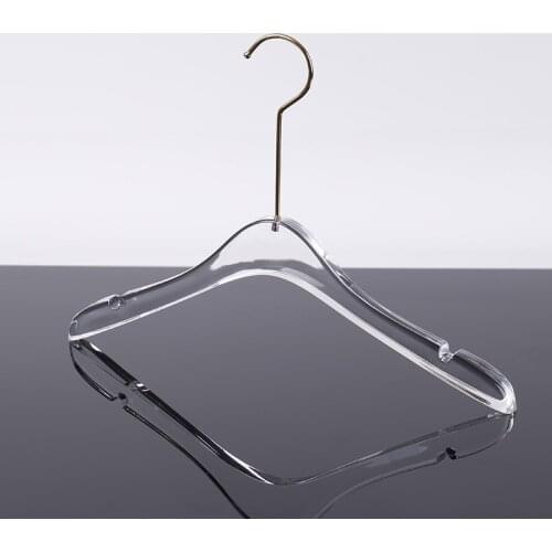 Acrylic Transparent Clothes Hanger Display Wedding Gown Clear Hanger