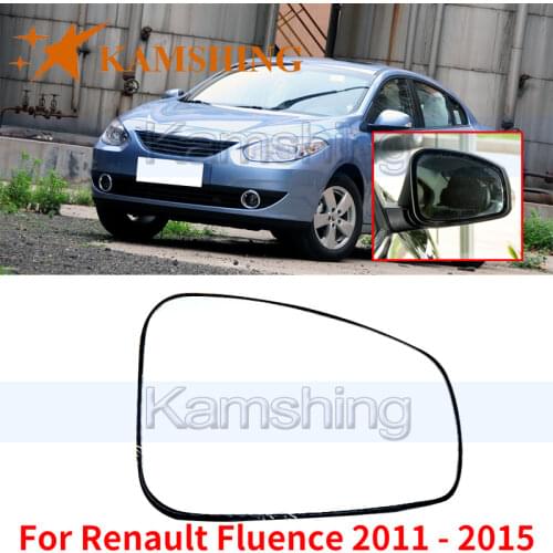 Kamshing For Renault Fluence 2011 2012 2013 2014 2015 Car Outside Rear view Mirror Glass Side Mirror Lens Side Mirror glass