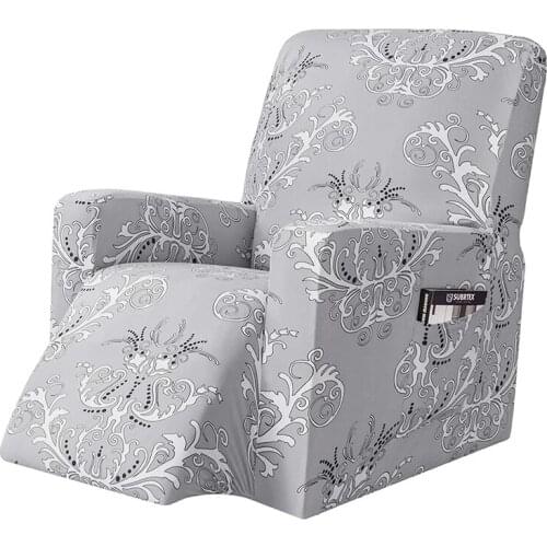 Printed Couch Sofa Cover Spandex Stretch Recliner Slipcover All-inclusive Sofa Cover Seat Armchair Slipcover Furniture Protector