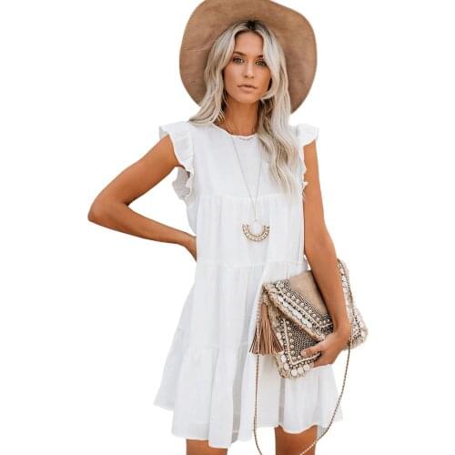 Black Pocket Tiered Ruffled Mini Short Outfits