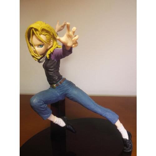 FigureCrazy Japanese Anime Figure Android 18 Flying Ver. Action Figure Fighter PVC Collection Model 17cm