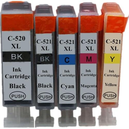 Pgi 520 cli 521 for Canon ink cartridge for Canon printer IP4840 MG5140 MG6140 PIXMA MG5240/8140/MX884/IX6540 pgi520 cli521
