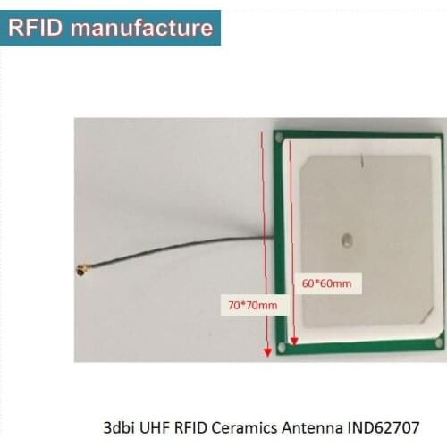 860mhz 960mhz uhf rfid Circular Polarized 3dbi ceramics antenna for tcpip rfid reader module inventory car/gate access managemet
