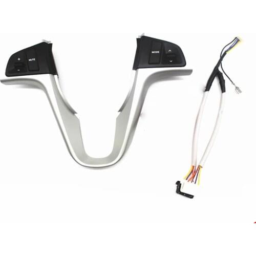 PUFEITE Steering Wheel Button With Installation Tool Verna Solaris Steering Wheel Audio Volume Music Control Button Switch