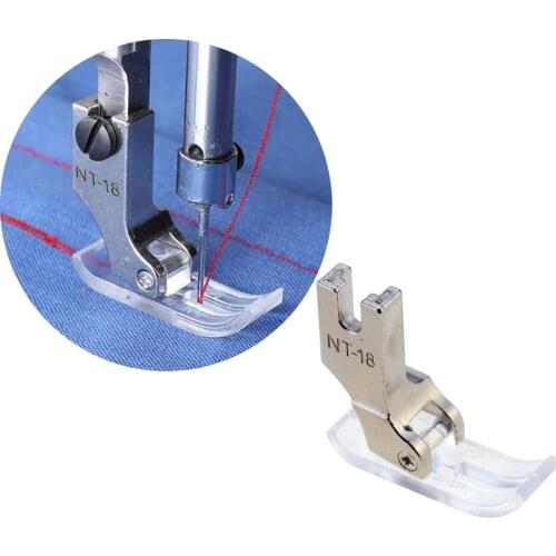 1pc Industrial sewing machine presser foot lockstitch sewing machine special wear-resistant plastic plate presser foot MT-18