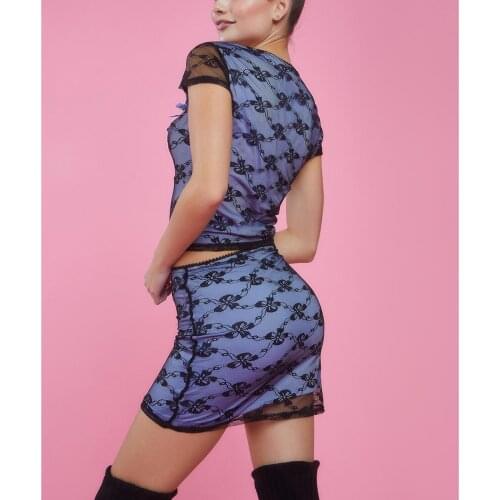 Fairy Grunge Summer Dress Egirl Bow Lace Mesh Satin Purple Black Strap Mini Dresses Pastel Goth Y2k Clothes