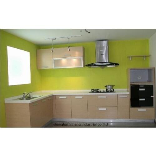 Melamine/mfc kitchen cabinets(LH-ME034)