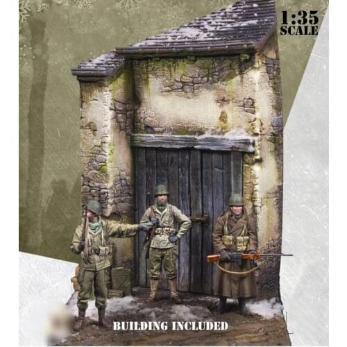 1/35 Resin Model Figure GK , With scenes , Unassembled and unpainted kit
