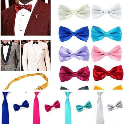 MEN ADULT Colorful Bowties 5cm Skinny Ties NEW Neck Tie Party Gift Accessories Business Wedding Fashion Party FB106