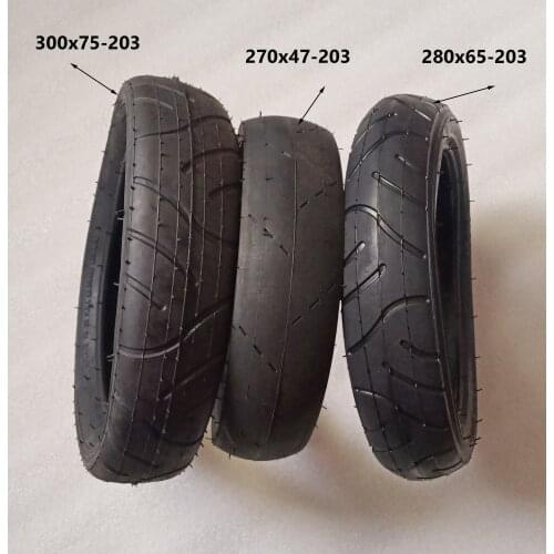 Size 270x47-203 Tyre 280x65-203 300x75-203 Inner and Outer Tyre Fits for Childrens Tricycle Baby Trolley Pneumatic Tire