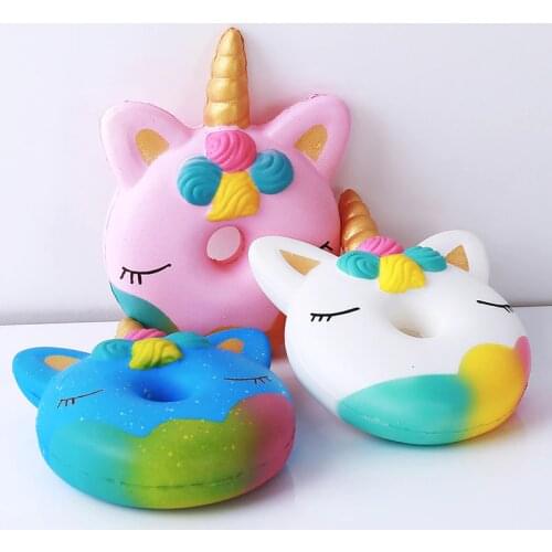 Jumbo Kawaii Doughnut Squeeze Toys Slow Rising Cream Scented Antistress Child Kid Baby Toys