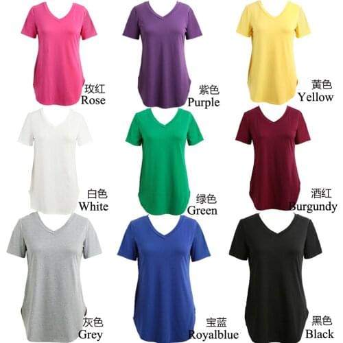 Wanghongyue Women's Silk T-Shirts