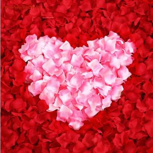 1000/3000pcs Colorful Artificial Rose Petals Silk False Flower Wedding Party Decor Petalas Accessories Wedding Room Rose Petal