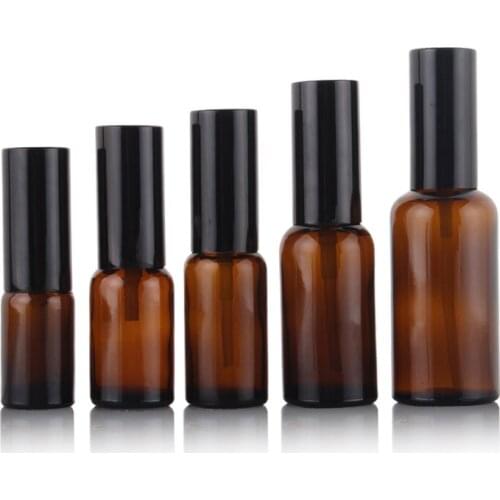 300pcs/Lot 10ml 15ml 20ml 30ml 50ml Glass Perfumel Spay Bottle Women Portable Travel Packaging Sprayer Refillable Pot