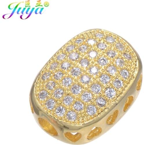 Beadwork Jewelry Findings Supplies Gold Hollow Metal Charm Decorative Beads Accessories For Needlework Jewelry DIY Making