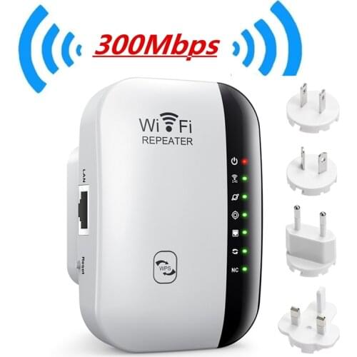 Wireless Wifi Repeater Wifi Range Extender Router Wifi Signal Amplifier 300Mbps Wifi Booster 2.4G Wi-Fi Ultraboost Access Point