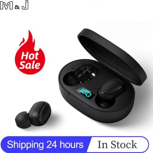 TWS Wireless Earphone For Redmi Earbuds LED Display Bluetooth V5.0 Headsets with Mic For iPhone Huawei Samsung A6S E6S Earbuds