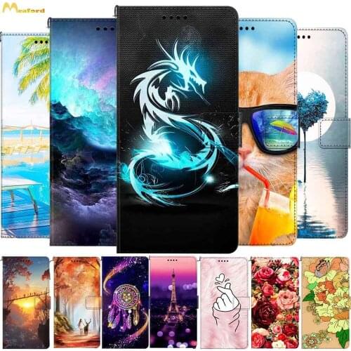 Flip Leather Case For Samsung Galaxy M12 NFC Phone Case Luxury Wallet Book Cover For Samsung M32 F12 F62 Case A12 Fashion Bags