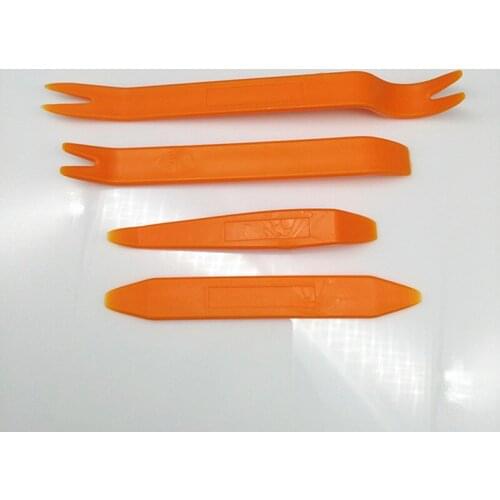 New 4pcs Auto Car Radio Panel Door Clip Trim Dash For Opel Mokka Antara Astra G j H Insignia Vectra Corsa Zafira