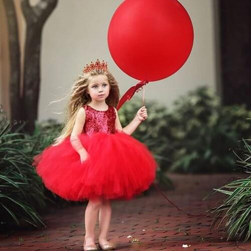 Princess Flower Girl Dress Summer Tutu Wedding Birthday Party Kids Dresses For Girls Childrens Costume Teenager Prom Designs