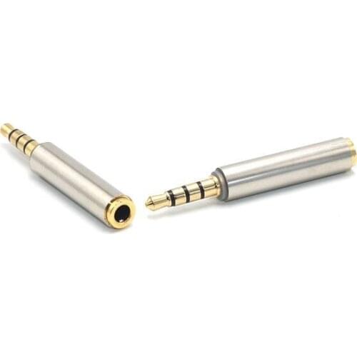 Earphone 3.5mm Jack Male to 3.5mm Female Plug Connector