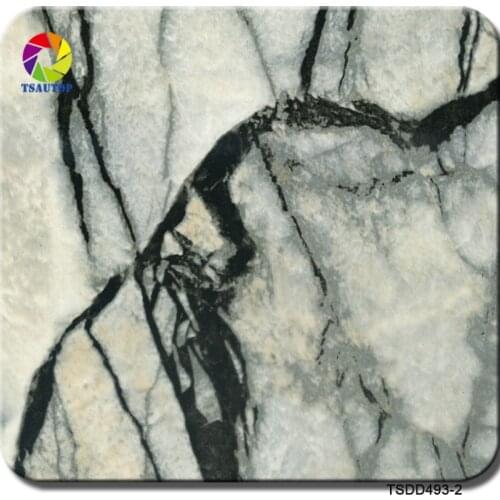 TSDD493-2 wtp film 1m * 10m size marble stone pattern hydrographics film hydro dipping film