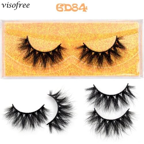 Visofree Eyelashes 3D Mink Hair False Eyelashes Natural Thick Long Eye Lashes Fluffy Makeup Beauty Extension Tools Fake Lashe