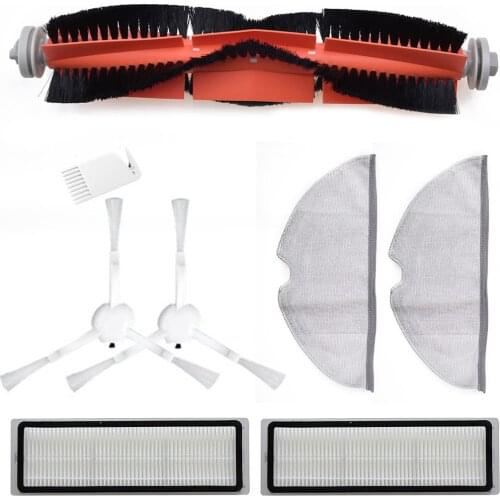 Roller Brushes Filter Mopping Cloth Side Brush Main Brush Filters For Trouver Finder RLS3 Vacuum Parts Robot Vacuum Part Sweeper