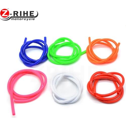 1M Colorful Gas Oil Hose Fuel Line Petrol Tube Pipe For Motorcycle Dirt Pit Bike ATV Promotion Low Price For Honda Suzuki Parts