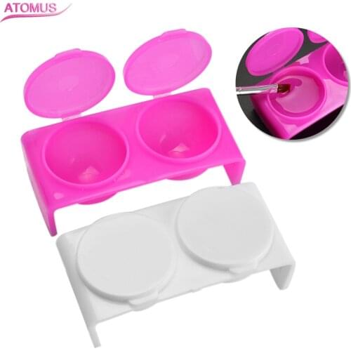 1Pair Nails Art Forms Holder French Manicure Tool Protector Container Support Stand Rest For Gel Polish Extension Accessories