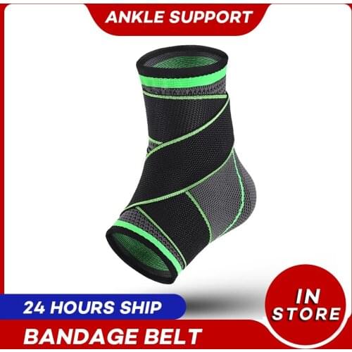 1PCS Pressurized Nylon Bandage Ankle Support Protector Basketball Ankle Brace Power Weightlifting tobillera deportiva