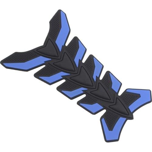 3D Fish Bone Motorcycle Tank Pad Tankpad Oil Gas Protector Sticker For Honda Yamaha Kawasaki Suzuki Harley Rubber Sticker