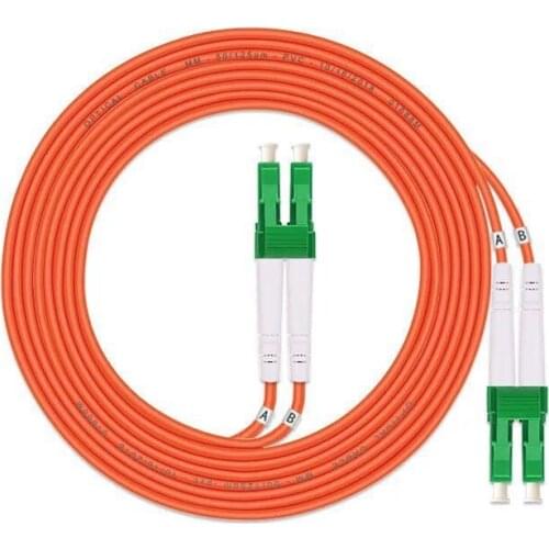 5PCS/lot LC/APC-LC/APC fiber optic patch cord 1M 2M 3M 5M Duplex Multimode cable FC-FC optical fibre jumper MM DX free shipping