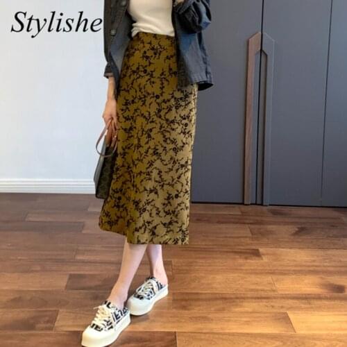 Aelegantmis Long Pencil Skirts