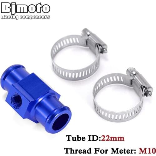 Motorcycle Accessories 22mm Water Temperature Temp Sensor Gauge Joint Pipe Radiator Hose Meter Tube Connector Adapter Kit