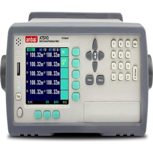 Applent AT5110,multi channel DC Low Resistance Tester , 1micro ohm ~30k Ohm DC Low Resistance Meter